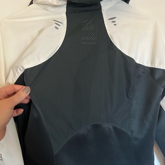 Avalanche White Gray Full Zip Size Small Hooded - Picture 10 of 10